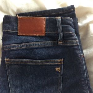 Madewell dark wash ankle jeans